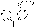structure of CAS# 51997-51-4, 4-Epoxypropanoxycarbazole;4-(2,3-Epoxypropoxy)-carbazole