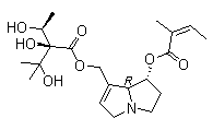 structure of CAS# 520-68-3, (+)-Echimidine