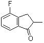 structure of CAS# 52045-42-8, 4-Fluoro-2-methylindanone;4-Fluoro-2,3-dihydro-2-methyl-1H-inden-1-one