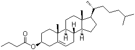 Cholesteryl butyrate molecular structure (CAS 521-13-1)