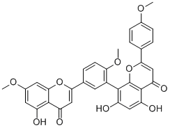 structure of CAS# 521-34-6, Sciadopitysin