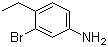 structure of CAS# 52121-36-5, 3-Bromo-4-ethylaniline;3-Bromo-4-ethylphenylamine; 3-Bromo-4-ethylbenzenamine