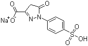 结构式 CAS# 52126-51-9, 5-氧代-1-(4-磺酸基苯基)-4H-吡唑-3-甲酸单钠盐