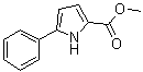 5-Phenyl-1H-pyrrole-2-carboxylic acid methyl ester molecular structure (CAS 52179-72-3)
