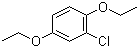 结构式 CAS# 52196-74-4, 2-氯-1,4-二乙氧基苯; 2,5-二乙氧基氯苯