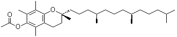structure of CAS# 52225-20-4, alpha-Tocopheryl acetate;dl-Vitamin E acetate; dl-alpha-Tocopherol acetate; dl-alpha-Tocopheryl acetate; alpha-Tocopherol acetate