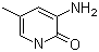 结构式 CAS# 52334-51-7, 3-氨基-5-甲基-2-吡啶酮
