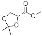 structure of CAS# 52373-72-5, Methyl (R)-(+)-2,2-dimethyl-1,3-dioxolane-4-carboxylate;(R)-2,2-Dimethyl-[1,3]dioxolane-4-carboxylic acid methyl ester