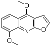 Fagarine molecular structure (CAS 524-15-2)