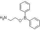 结构式 CAS# 524-95-8, 2-氨基乙基二苯基硼酸酯