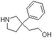 3-Phenyl-3-pyrrolidineethanol molecular structure (CAS 52423-63-9)