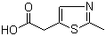 structure of CAS# 52454-65-6, (2-Methylthiazol-5-yl)acetic acid
