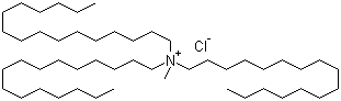 Trihexadecyl methyl ammonium chloride molecular structure (CAS 52467-63-7)