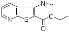 Ethyl 3-aminothieno[2,3-b]pyridine-2-carboxylate molecular structure (CAS 52505-46-1)