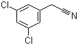 structure of CAS# 52516-37-7, 3,5-Dichlorophenylacetonitrile;3,5-Dichlorobenzyl cyanide