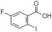 结构式 CAS# 52548-63-7, 5-氟-2-碘苯甲酸
