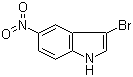 structure of CAS# 525593-33-3, 3-Bromo-5-nitroindole