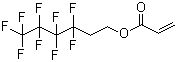 structure of CAS# 52591-27-2, 2-(Perfluorobutyl)ethyl acrylate;1H,1H,2H,2H-Nonafluorohexyl acrylate; 2-Propenoic acid 3,3,4,4,5,5,6,6,6-nonafluorohexyl ester