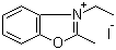 structure of CAS# 5260-37-7, 3-Ethyl-2-methylbenzoxazolium iodide