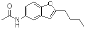 2-Butyl-5-(acetylamino)benzofuran molecular structure (CAS 526196-92-9)