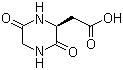 (S)-3,6-Dioxo-2-piperazineacetic acid molecular structure (CAS 52661-97-9)