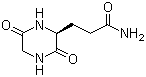 Cyclo(glycyl-L-glutaminyl) molecular structure (CAS 52662-00-7)