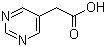 structure of CAS# 5267-07-2, 5-Pyrimidineacetic acid