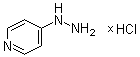 4-吡啶基肼盐酸盐分子结构 (CAS 52834-40-9)