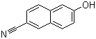6-Cyano-2-naphthol molecular structure (CAS 52927-22-7)