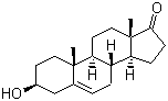 structure of CAS# 53-43-0, Dehydroepiandrosterone;DHEA; Prasterone; Androstenolone; Dehydroisoandrosterone; trans-Dehydroandrosterone; Hydroxyandrost-5-en-17-one