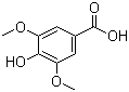 结构式 CAS# 530-57-4, 丁香酸; 3,5-二甲氧基-4-羟基苯甲酸