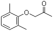 1-(2,6-二甲基苯氧基)-2-丙酮分子结构 (CAS 53012-41-2)