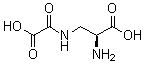 structure of CAS# 5302-45-4, 3-[(Carboxycarbonyl)amino]-L-alanine;beta-N-Oxalyl-L-alpha,beta-diaminopropionic acid