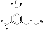 structure of CAS# 530441-95-3, (R)-1-(1-(Bromomethoxy)ethyl)-3,5-bis(trifluoromethyl)benzene