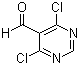 4,6-Dichloro-5-pyrimidinecarbaldehyde molecular structure (CAS 5305-40-8)