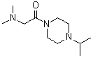 1-(N,N-二甲基甘氨酰基)-4-异丙基哌嗪分子结构 (CAS 5308-41-8)