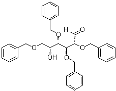 结构式 CAS# 53081-25-7, 2,3,4,6-四-O-苄基-D-半乳糖