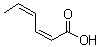 (2Z,4Z)-2,4-Hexadienoic acid molecular structure (CAS 5309-56-8)