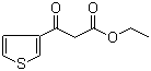 结构式 CAS# 53090-46-3, 3-氧代-3-(3-噻吩基)丙酸乙酯
