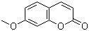 结构式 CAS# 531-59-9, 7-甲氧基香豆素