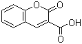 结构式 CAS# 531-81-7, 香豆素-3-羧酸