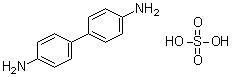 [1,1'-联苯]-4,4'-二胺硫酸盐分子结构 (CAS 531-86-2)