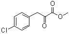 Methyl 3-(4-chlorophenyl)pyruvate molecular structure (CAS 53101-00-1)