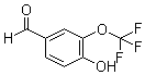 4-Hydroxy-3-trifluoromethoxybenzaldehyde molecular structure (CAS 53104-95-3)