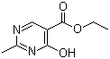 Ethyl 4-hydroxy-2-methylpyrimidine-5-carboxylate molecular structure (CAS 53135-24-3)