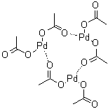 Palladium acetate trimer molecular structure (CAS 53189-26-7)