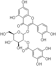 structure of CAS# 53209-27-1, 2'-O-Galloylhyperin