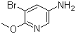 structure of CAS# 53242-18-5, 5-Amino-3-bromo-2-methoxypyridine