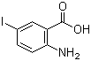 2-Amino-5-iodobenzoic acid molecular structure (CAS 5326-47-6)
