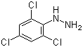 2,4,6-Trichlorophenylhydrazine molecular structure (CAS 5329-12-4)